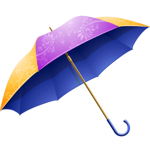 Digital Colorful Umbrella